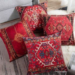 Turkish Pillow Covers Set of 4 Pillow Cases